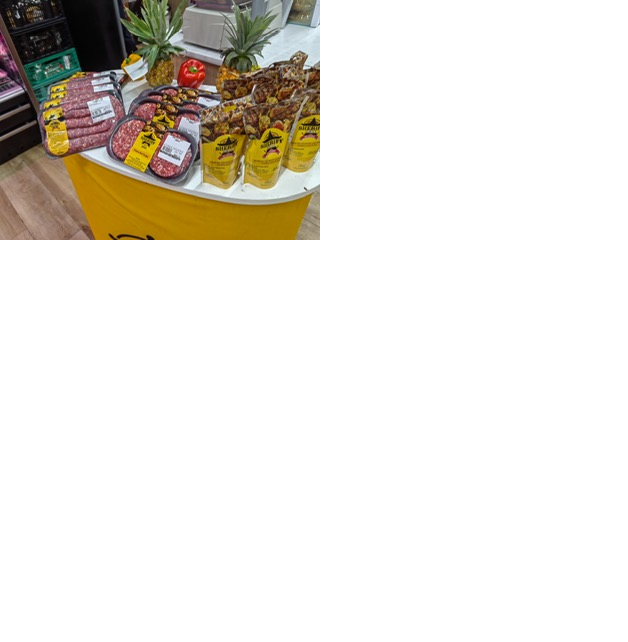 Sheriff Butchery products promoted in store